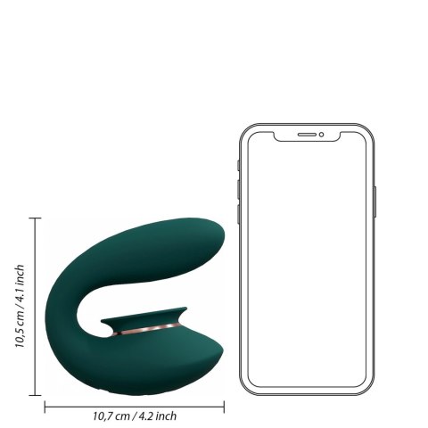 Wibrator ssący Innovation Twitch 3 silikonowy zielony USB Innovation