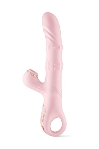 Wibrator króliczek Classy 5w1 Yoba pudrowy róż USB Yoba