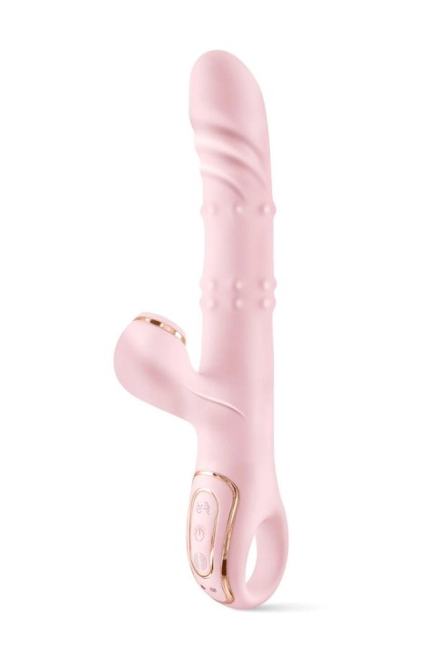 Wibrator króliczek Classy 5w1 Yoba pudrowy róż USB Yoba