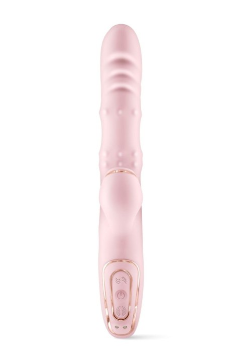 Wibrator króliczek Classy 5w1 Yoba pudrowy róż USB Yoba