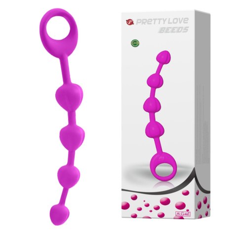 Hipoalergiczne koraliki analne Silikon Medyczny Pretty Love