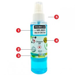 ORGASM OFF SPRAY 50ml NAJMOCNIEJ OPÓŹNIA WYTRYSK LoveStim