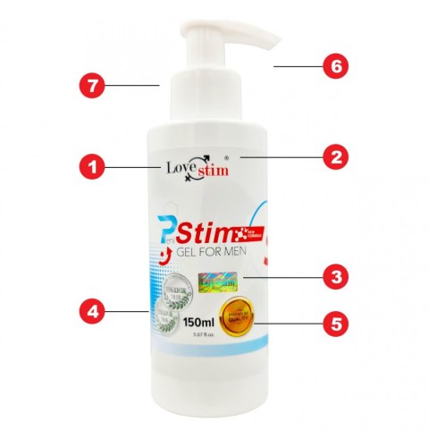 PENISTIM GEL 150ml MOCNY NA EREKCJĘ POWIĘKSZENIE I WYTRYSK LoveStim