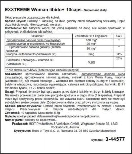 Supl.diety-eXXtreme Libido caps woman 1x10 Stk. Boss of toys