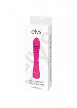 Wibrator-VIBRATORE DESIGN ELYS - ROUNDISH PLOT REAL WAVE PINK Boss of toys
