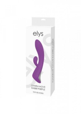 Wibrator-VIBRATORE RABBIT ELYS - CHARM MOVE RABBIT PURPLE Boss of toys