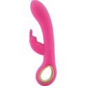 Wibrator-VIBRATORE RABBIT HANDY RISCALDANTE RABBIT GRIP HOT PINK Boss of toys