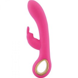 Wibrator-VIBRATORE RABBIT HANDY RISCALDANTE RABBIT GRIP HOT PINK Boss of toys