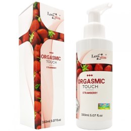 ORGASMIC TOUCH Orgazmowy żel do masażu i stymulacji STRAWBERRY 150m LoveStim