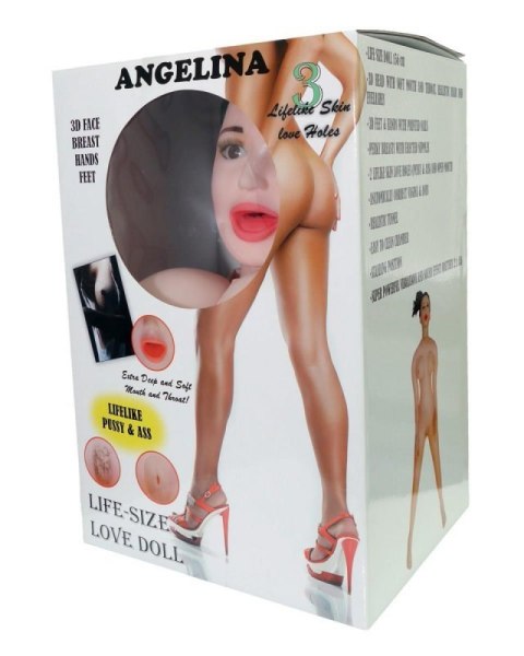 Lalka- ANGELINA 3D - Vibrating Boss of toys