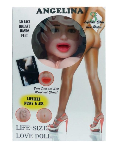 Lalka- ANGELINA 3D - Vibrating Boss of toys