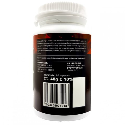 LoveStim EnergyX 80 kapsułek suplement diety LoveStim