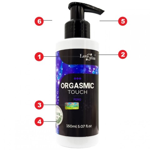 ORGASMIC TOUCH Z FEROMONAMI SENSFEEL Orgazmowy żel do masażu i stymulacji 150mL LoveStim