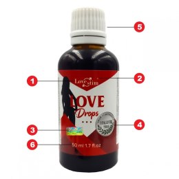 Love Drops 50ml niesamowicie mocne krople podniecające potężne składniki LoveStim