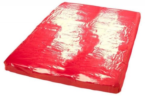 Vinyl Bed Sheet red 200x230cm Boss of toys