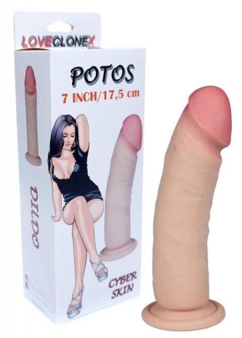 Dildo-POTOS-LOVECLONEX 7"" Boss of toys