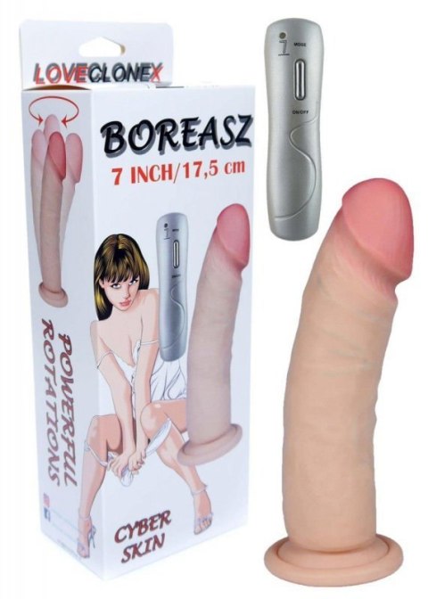 Wibrator-BOREASZ-LOVECLONEX 7""-Rotation Boss of toys