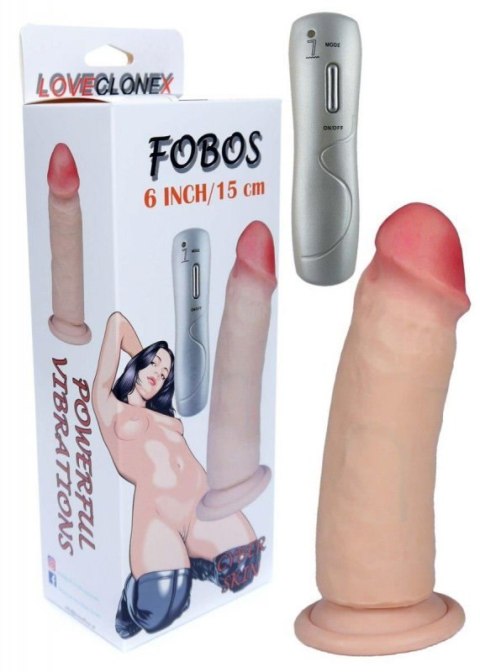 Wibrator-FOBOS-LOVECLONEX 6""-vibration Boss of toys