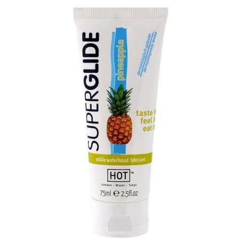 Żel-HOT Superglide PINEAPPLE- 75ml edible lubricant waterbased Boss of toys