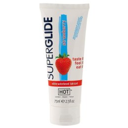 Żel-HOT Superglide STRAWBERRY- 75ml edible lubricant waterbased Boss of toys