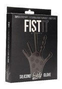 Silicone Stimulation Glove - Black Boss of toys
