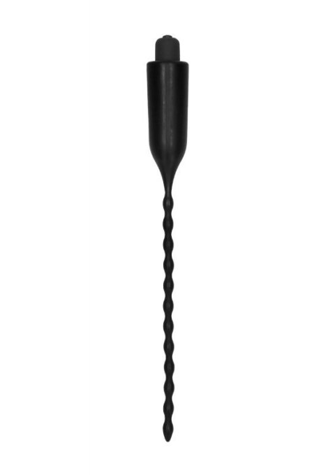 E-Stimulation Vibrating Urethral Sounding Plug - Black Boss of toys