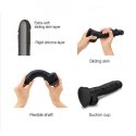 SLIDING SKIN REALISTIC DILDO BLACK S Boss of toys
