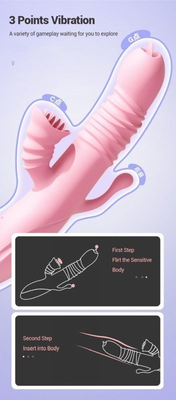 Wibrator-Ada USB -Pink Boss of toys