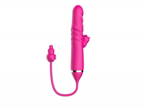 Tongue licking Triple Stimulation Thrusting Vibrator Boss of toys