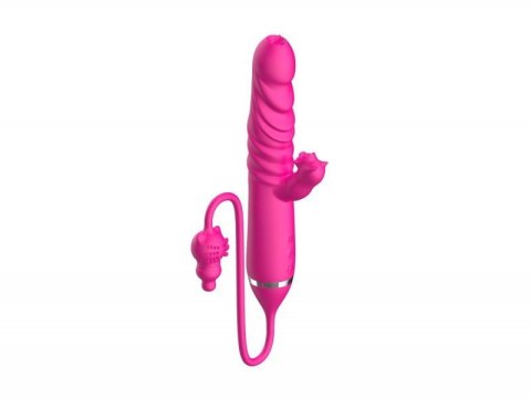 Tongue licking Triple Stimulation Thrusting Vibrator Boss of toys