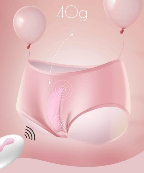 Ultrathin Wearable remote mini vibe PINK Boss of toys