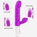 Wibrator- SiliconeTongue Vibrator, USB 10 Function Boss of toys