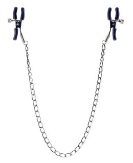 Stymulator- Squeeze N Please Nipple Chain Silver Boss of toys