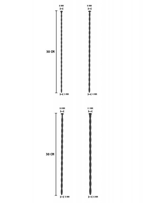 Penis Dilator Set Small 4 pcs Boss of toys