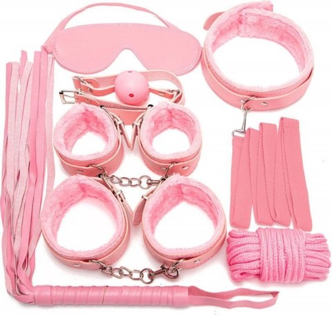 Fetish Fever - Bondage Set - 7 pieces - Pink Boss of toys