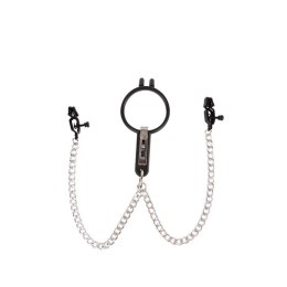 Humiliate Mouth Spreader with Nipple Clamps Boss of toys