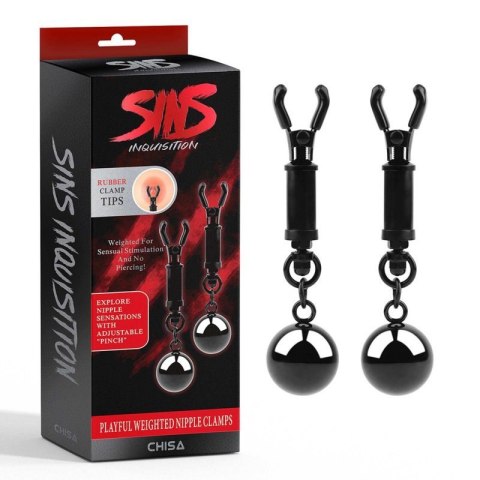 Playful Weighted Nipple Clamps Boss of toys