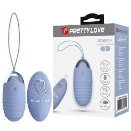 PRETTY LOVE - JESSICA Dream chaser 3, Blue, Wireless remote control 12 vibration functions Boss of toys