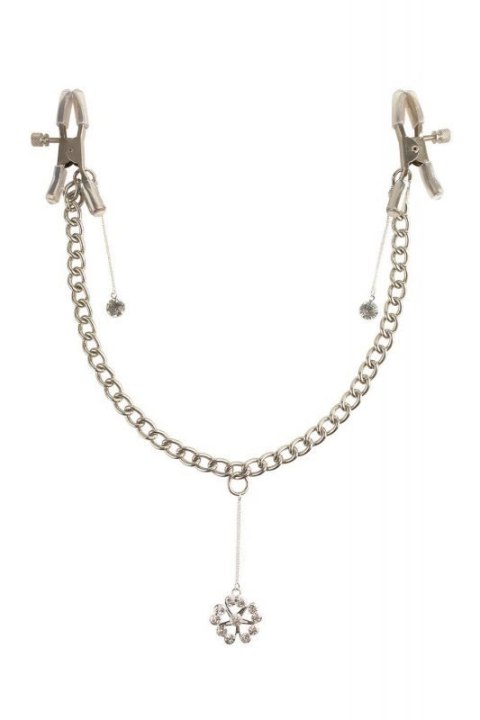 FETISH FANTASY SERIES CRYSTAL NIPPLE CLAMPS SILVER Boss of toys