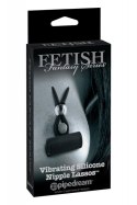 FETISH FANTASY SERIES LIMITED EDITION VIBRATING SILICONE NIPPLE LASSOS BLACK Boss of toys