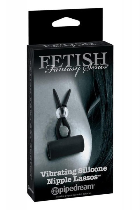 FETISH FANTASY SERIES LIMITED EDITION VIBRATING SILICONE NIPPLE LASSOS BLACK Boss of toys