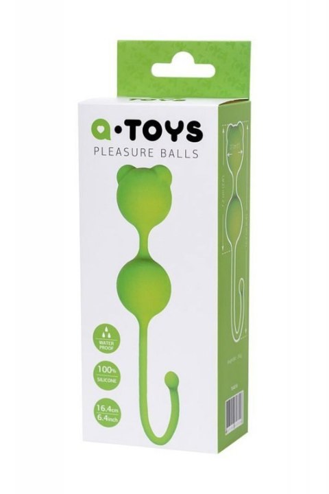 Pleasure balls A-Toys Green Boss of toys