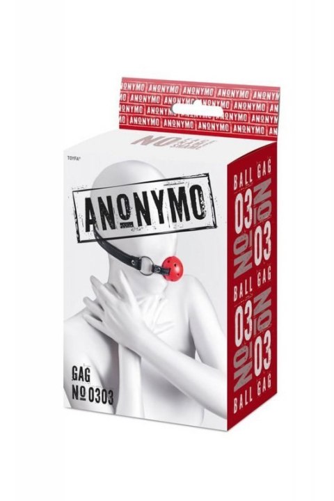 Anonymo gag, ABS plastic, red, 64 cm Boss of toys