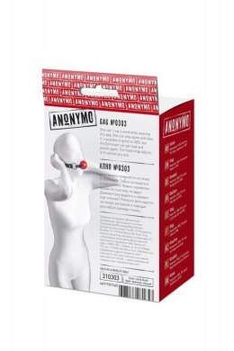 Anonymo gag, ABS plastic, red, 64 cm Boss of toys
