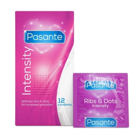 Pasante Ribs & Dots/Intensity Condoms 12 pcs Boss of toys