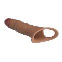 Pretty Love 8.7" Vibrating Penis Sleeve Extender Boss of toys
