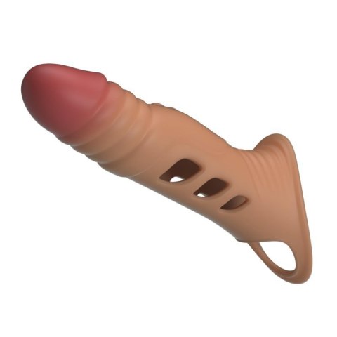 Pretty Love 8.7" Vibrating Penis Sleeve Extender Boss of toys