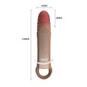 Pretty Love 8.7" Vibrating Penis Sleeve Extender Boss of toys