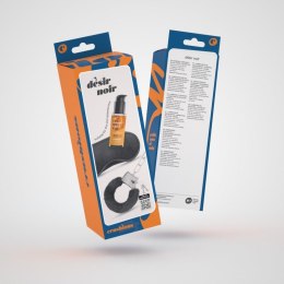 CRUSHIOUS DÉSIR NOIR HANDCUFFS SET + SATIN BLINDFOLD AND WARMING EFFECT LUBRICANT Boss of toys