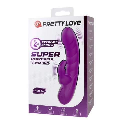 Pretty Love Monica - Powerful Silicone Rabbit Vibrator Boss of toys